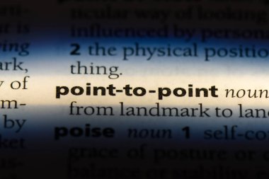 noktadan noktaya Word'de bir sözlük. noktadan noktaya kavramı.