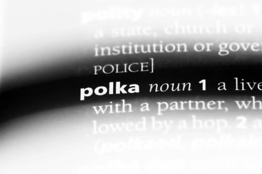 Polka Word'de bir sözlük. Polka kavramı.