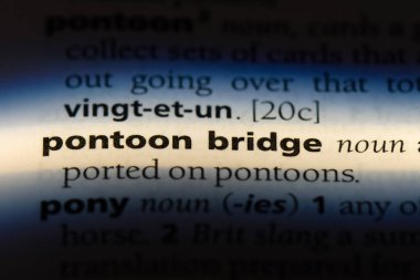 köprü duba Word'de bir sözlük. köprü duba kavramı.