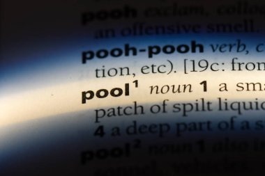 Havuzu Word'de bir sözlük. Havuzu kavramı.