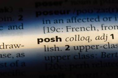 Lüks Tek kelimeyle bir sözlük. Lüks konsepti.