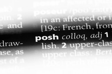 Lüks Tek kelimeyle bir sözlük. Lüks konsepti.