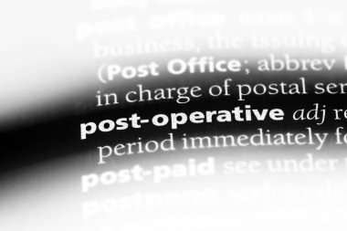 post operatif kelime sözlüğe. post operatif kavramı.