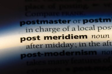 öğleden sonra tek kelimeyle bir sözlük. öğleden sonra kavramı.