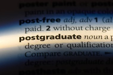 bir sözlüğü'ndeki yüksek lisans sözcüğü. yüksek lisans kavramı.