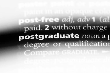 bir sözlüğü'ndeki yüksek lisans sözcüğü. yüksek lisans kavramı.