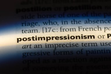 postimpressionism sözcük sözlüğe. postimpressionism kavramı.