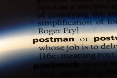 Postacı Word'de bir sözlük. Postacı kavramı.