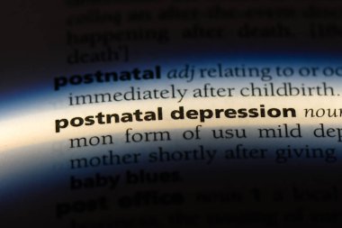 Doğum sonrası depresyon sözcüğü sözlüğe. Doğum sonrası depresyon kavramı.