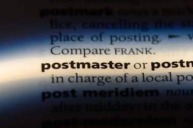 posta Yöneticisi Word'de bir sözlük. posta Yöneticisi kavramı.