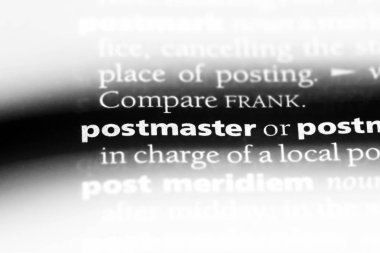 posta Yöneticisi Word'de bir sözlük. posta Yöneticisi kavramı.