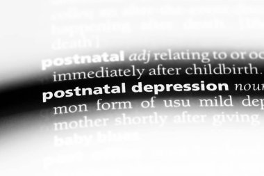 Doğum sonrası depresyon sözcüğü sözlüğe. Doğum sonrası depresyon kavramı.