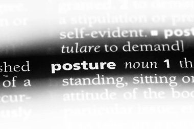 duruş Word'de bir sözlük. duruş kavramı.