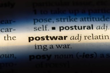 savaş sonrası kelime sözlüğe. savaş sonrası kavramı.