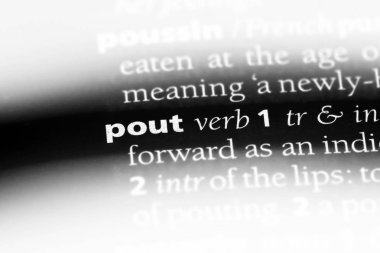 bir sözlüğü'ndeki sözcüğü surat. kavram surat.