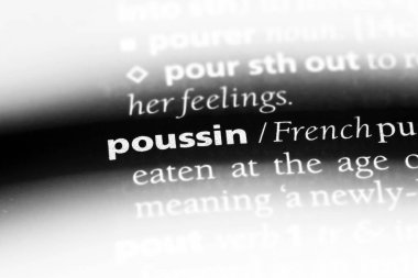 Poussin Word'de bir sözlük. Poussin kavramı.