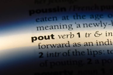 bir sözlüğü'ndeki sözcüğü surat. kavram surat.