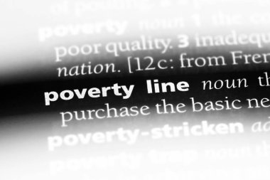 yoksulluk sınırının Word'de bir sözlük. yoksulluk sınırının kavramı.