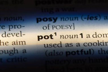 pot Word'de bir sözlük. pot kavramı.