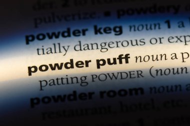 toz puf Word'de bir sözlük. toz puf kavramı.