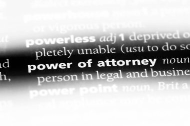 Vekaletname Word'de bir sözlük. Vekaletname kavramı.