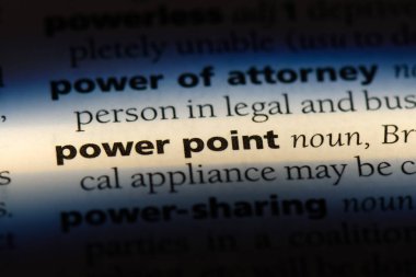 yeti nokta Word'de bir sözlük. yeti nokta kavramı.