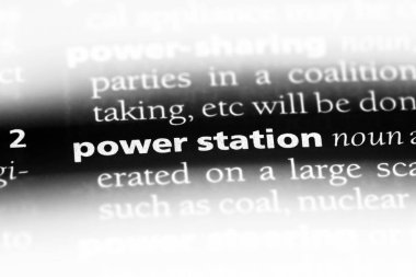 güç istasyonu Word'de bir sözlük. güç istasyonu kavramı.