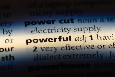 güçlü sözcük sözlüğe. güçlü kavramı.