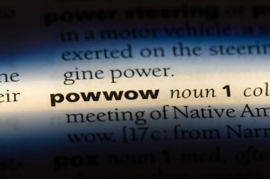 Generalle Word'de bir sözlük. görüşmüyoruz concept.