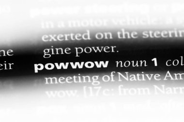 Generalle Word'de bir sözlük. görüşmüyoruz concept.