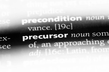 bir sözlüğü'ndeki habercisi sözcüğü. öncü kavram.