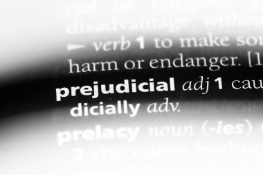 önyargılı kelime sözlüğe. önyargılı kavramı.