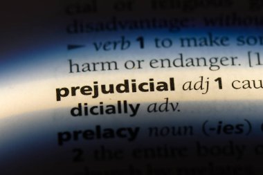 önyargılı kelime sözlüğe. önyargılı kavramı.