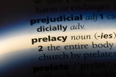 prelacy sözcük sözlüğe. prelacy kavramı.