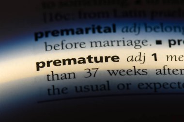 erken tek kelimeyle bir sözlük. erken kavramı.