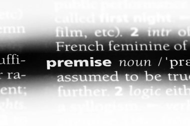 öncül Word'de bir sözlük. öncül kavramı.