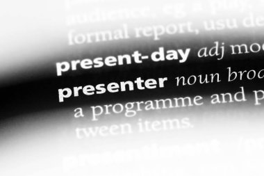 sunum Word'de bir sözlük. sunum kavramı.