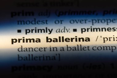 baş balerin Word'de bir sözlük. baş balerin kavramı.