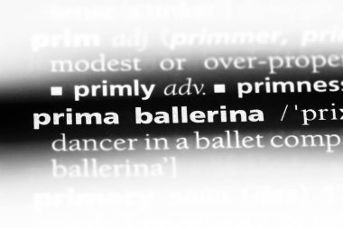 baş balerin Word'de bir sözlük. baş balerin kavramı.