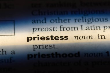 Rahibe Word'de bir sözlük. Rahibe kavramı.