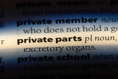 mahrem Word'de bir sözlük. mahrem kavramı.