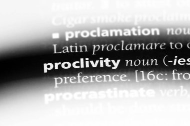 meyil Word'de bir sözlük. meyil kavramı.