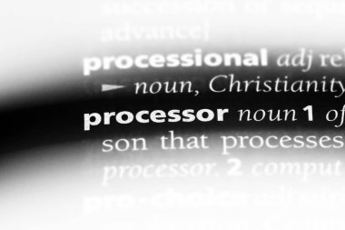 işlemci sözcük sözlüğe. işlemci kavramı.