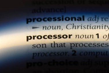 işlemci sözcük sözlüğe. işlemci kavramı.