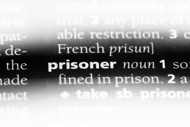 mahkum Word'de bir sözlük. mahkum kavramı.