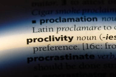 meyil Word'de bir sözlük. meyil kavramı.