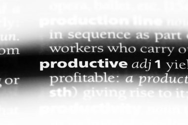 bir sözlüğü'ndeki üretken sözcüğü. üretken kavram.