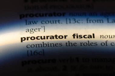 bir sözlüğü'ndeki Procurator mali sözcüğü. Procurator mali kavramı.