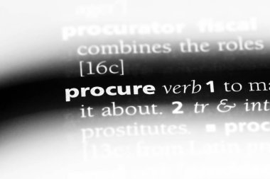 bir sözlüğü'ndeki sözcüğü temin etmek. kavram tedarik.