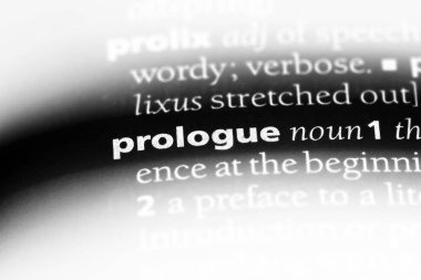 prolog Word'de bir sözlük. prolog kavramı.
